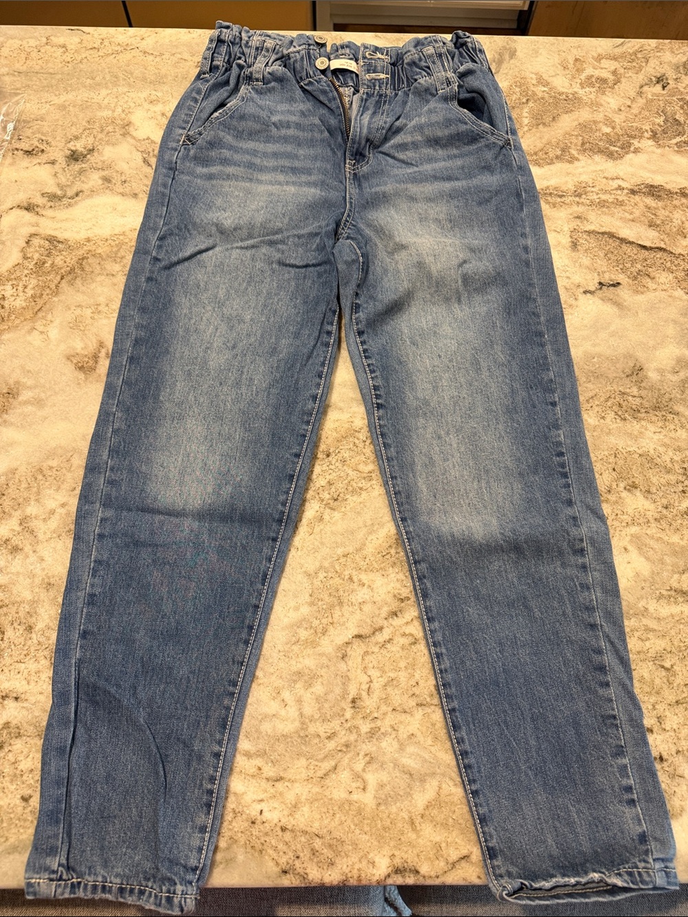 High-Rise Women's Denim Jeans in Light Blue